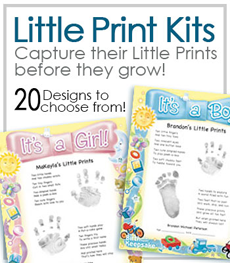Little Prints Handprint and Footprint Kits